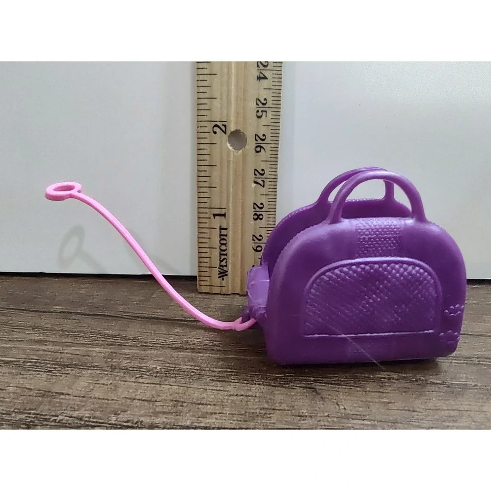 Barbie Doll Pet Travel Carrier Leash Dog Puppy Cat Accessory Set Mattel Z29
